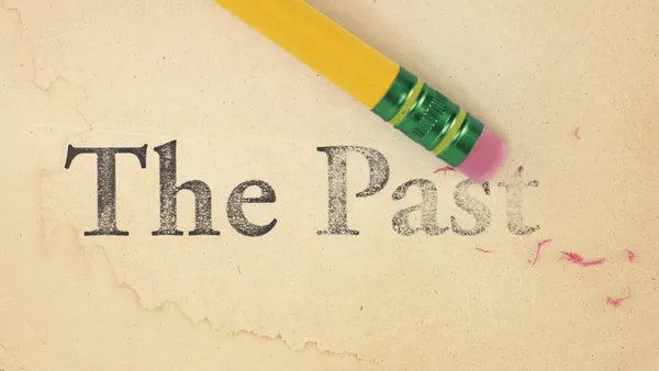 Erasing The Past — Stock Photo, Image