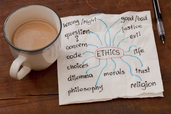 Temas relacionados com ética — Fotografia de Stock