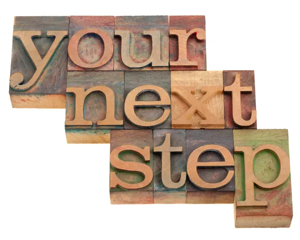 Your next step — Zdjęcie stockowe