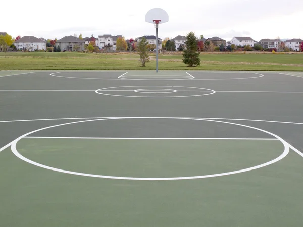 Recreational basketball court — Stock Photo, Image
