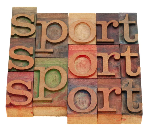 Sport word abstract — Stock Photo, Image