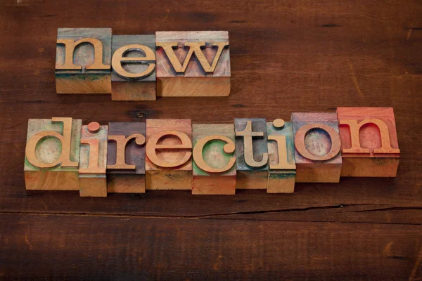 New direction concept — Stock Photo, Image