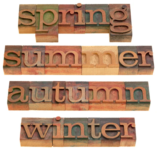 stock image Spring, summer, autumn and winter