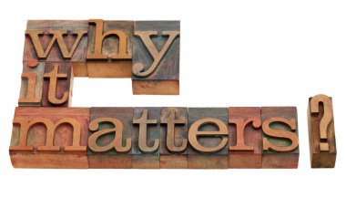 Why it matters clipart