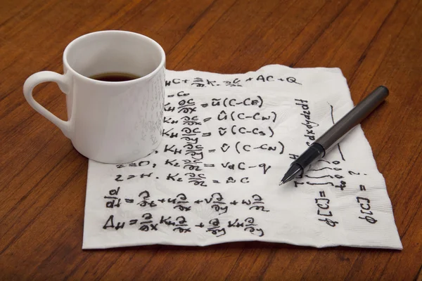 Equações matemáticas da física — Fotografia de Stock