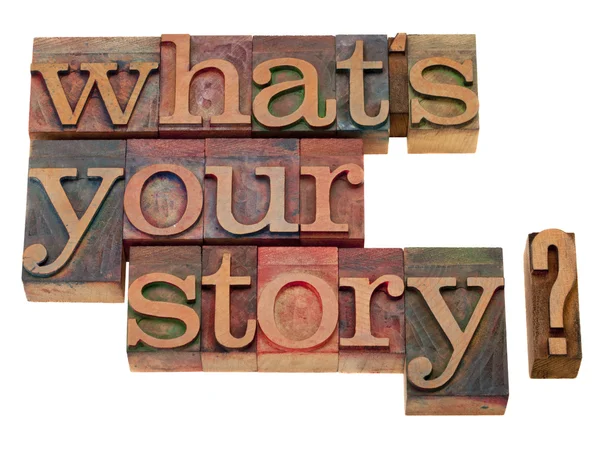 Jaká je vaše otázka příběh — Stock fotografie