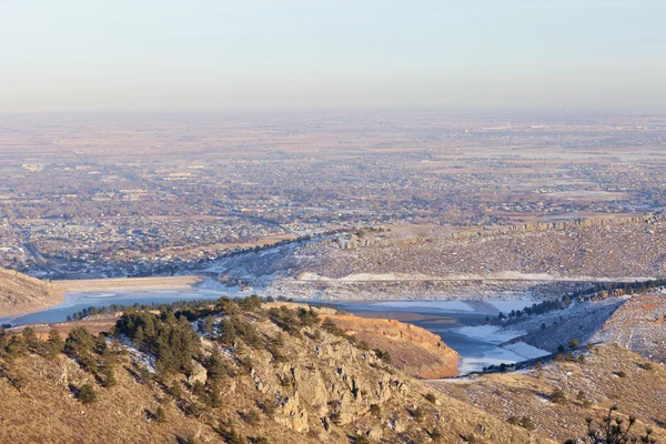 Днем зими в Колорадо фронт діапазон — стокове фото