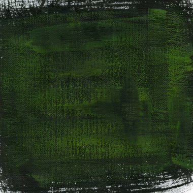 Green and black painted canvas texture clipart