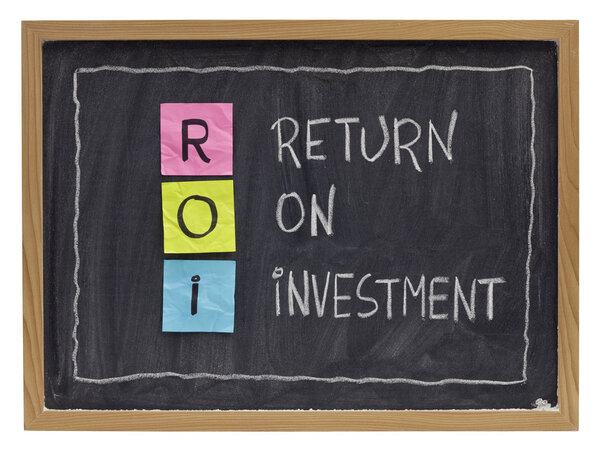 Return on investment concept