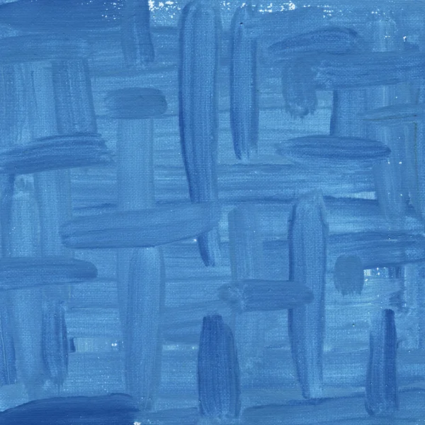 Blaues Aquarell Gemalt Abstrakt Auf Weißer Künstlerleinwand Selbst Gemacht Von — Stockfoto