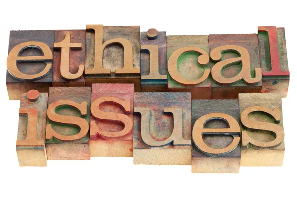 Ethical issues — Stock Photo, Image