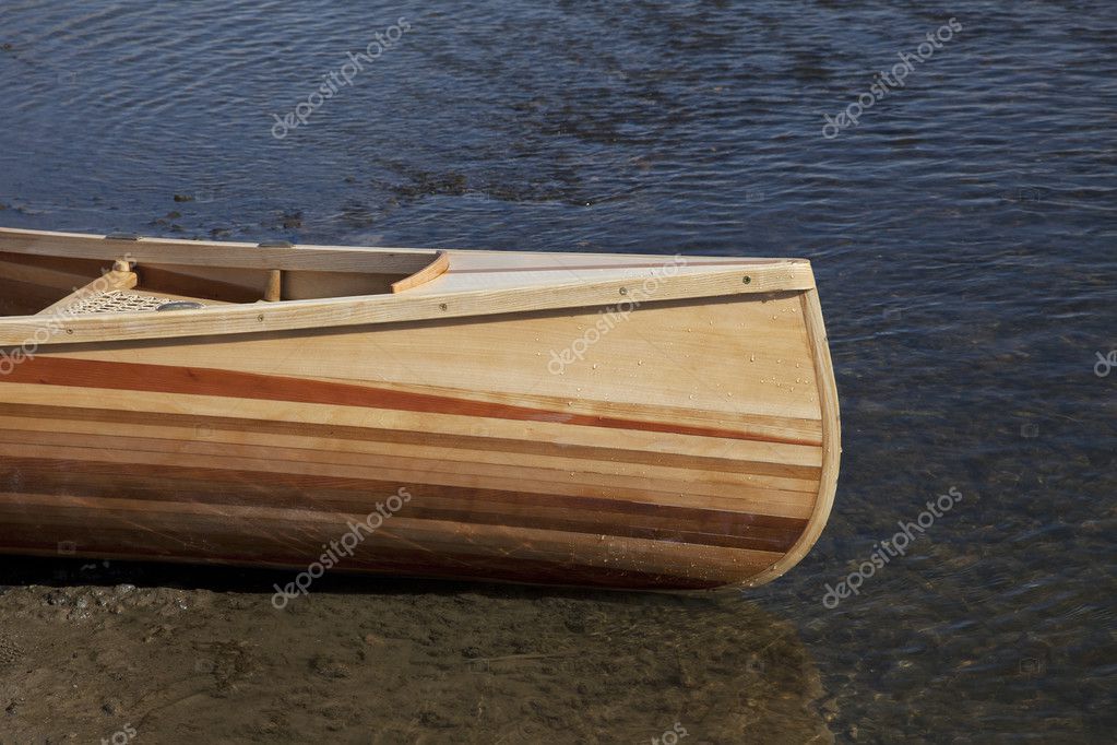 Bow of wooden canoe Stock Photo by ©PixelsAway 5285333