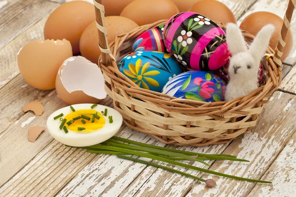Conceito de ovo de primavera ou Páscoa — Fotografia de Stock