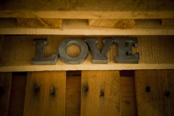 Mensagem de amor — Fotografia de Stock