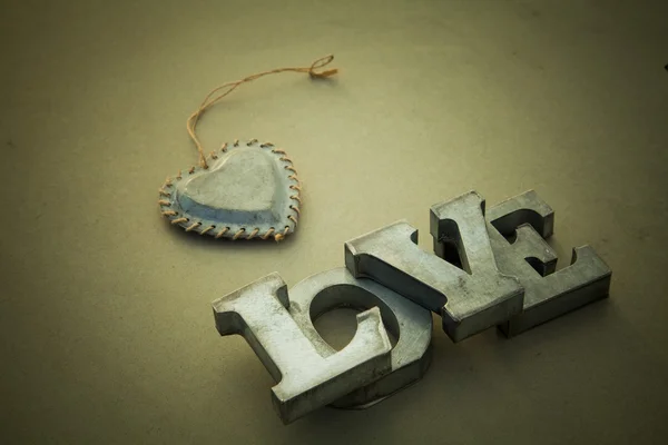 Mensagem de amor — Fotografia de Stock