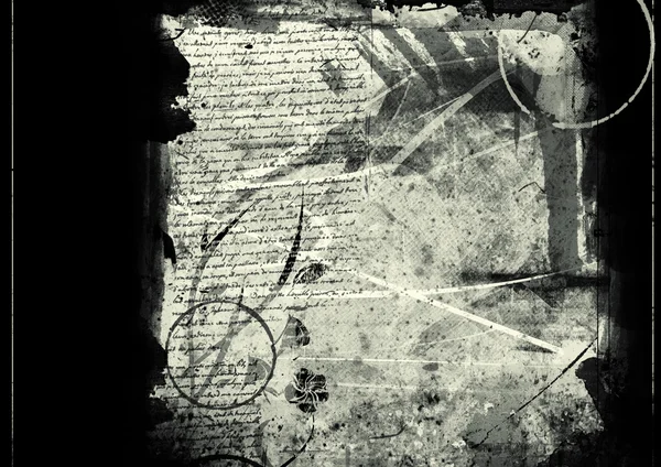 Grunge 抽象纹理拼贴画 — 图库照片