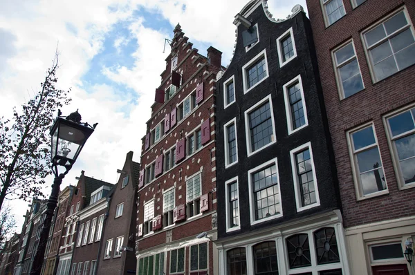 Αμστερνταμ προσόψεις — Φωτογραφία Αρχείου