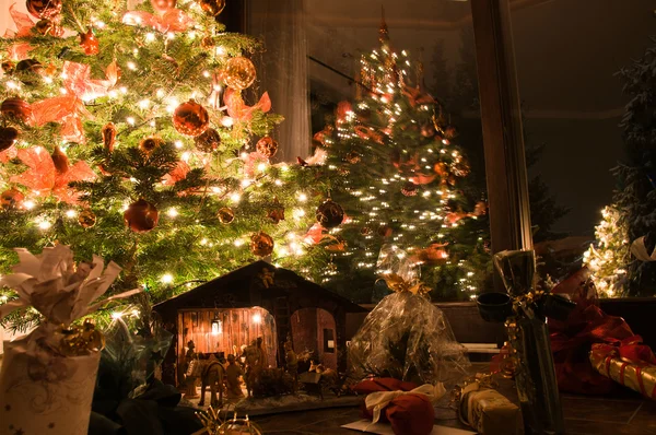 Kerstmis landschap — Stockfoto