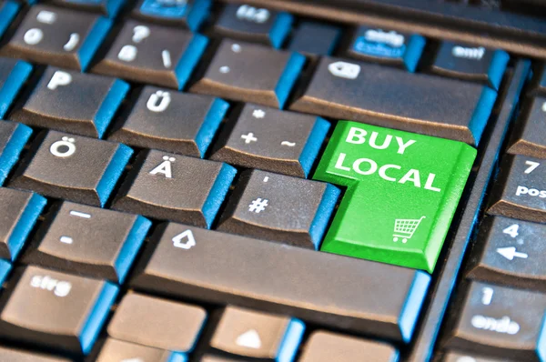 Online Shopping - Buy Local — Stock Photo, Image