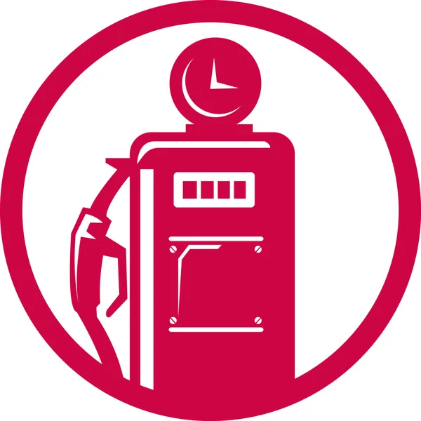 Benzine pomp tankstation — Stockfoto