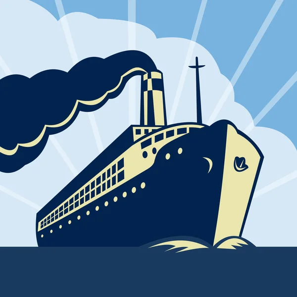 Ozeandampfer Passagierschiff — Stockfoto