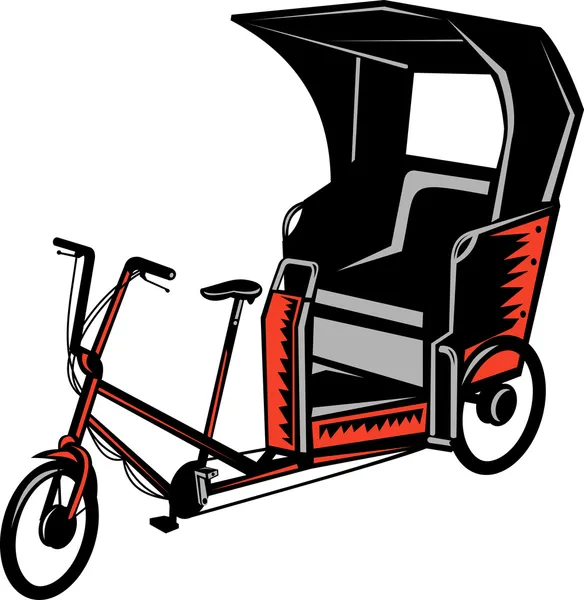 Цикл рикші — стокове фото