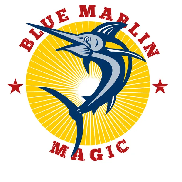 Azul marlin magia — Fotografia de Stock