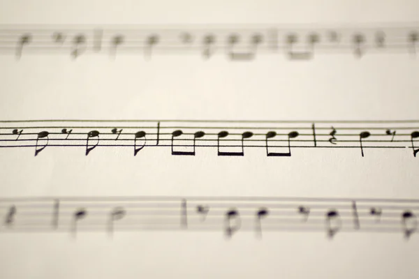 Music score — стоковое фото