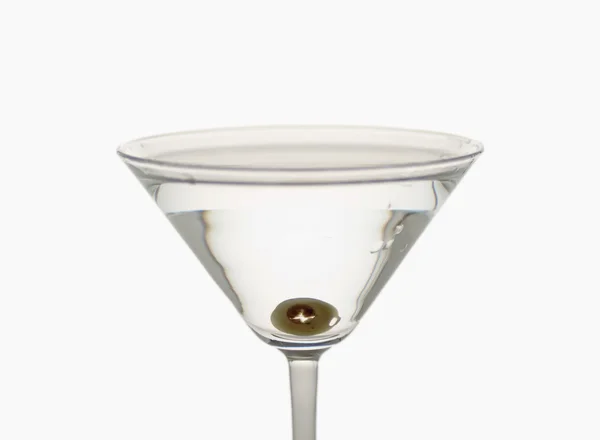 Olive in de cocktail — Stockfoto