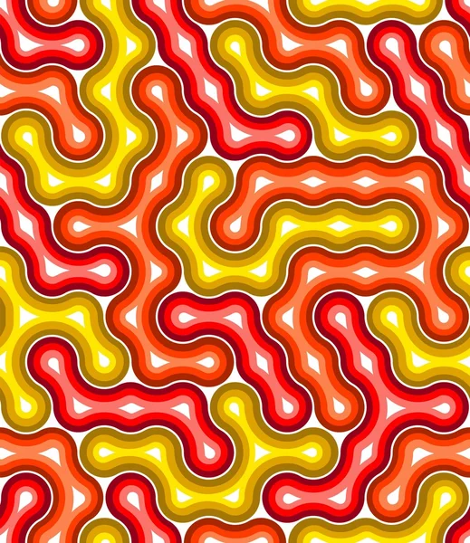 Seamless 3D swirl pattern — Stock Vector