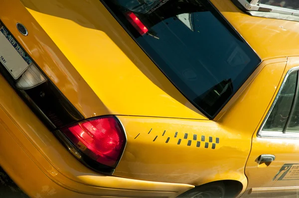 Żółty cab — Zdjęcie stockowe