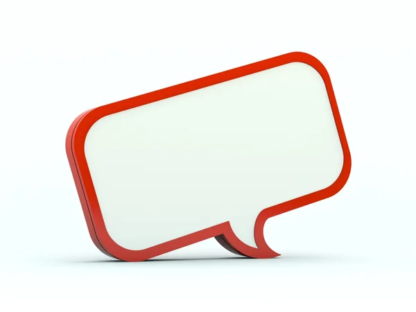 Chat bubble icon — Stock Photo, Image