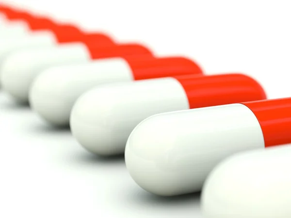 Pills. Red series — Stockfoto