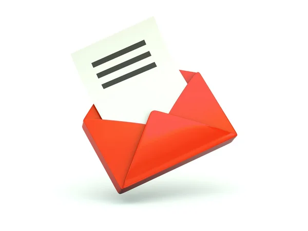 Ikona e-mail — Zdjęcie stockowe