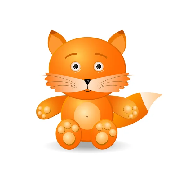 狐狸玩具图标 — 图库矢量图片