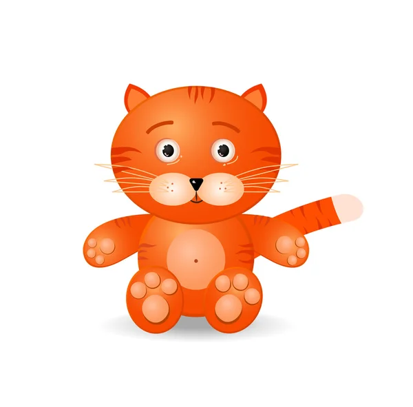 Tiget toy icon — Stock Vector