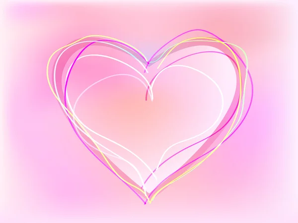 Coeur pour la Saint Valentin — Image vectorielle