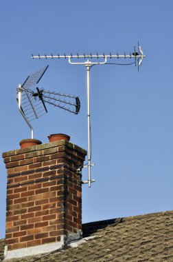 Television aerials clipart