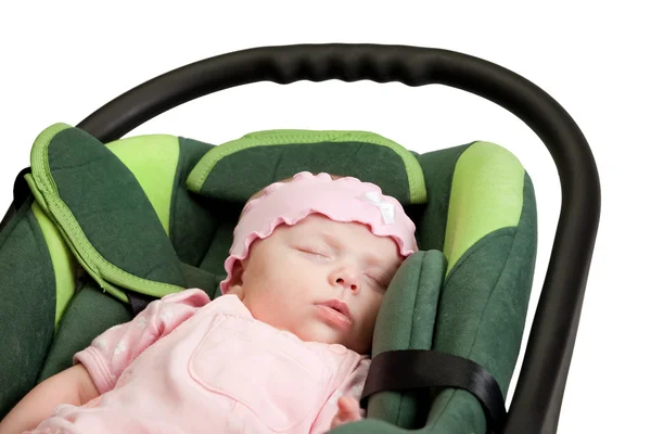 Bebé en asiento de coche — Foto de Stock