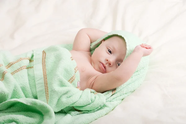 Baby Girl Streching — Stock fotografie