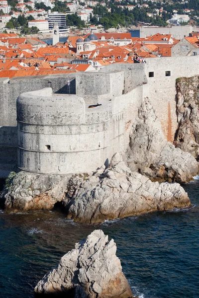 Muralla de la ciudad de Dubrovnik — Stockfoto