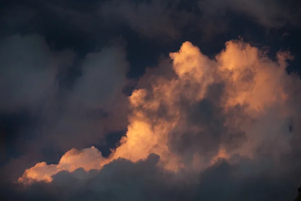 stock image Storm Cloud Highlighted by Sun