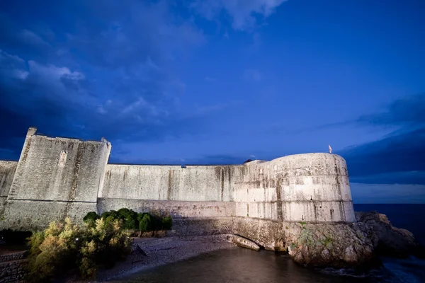 Muralla de la ciudad vieja de Dubrovnik —  Fotos de Stock