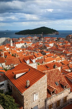 Dubrovnik Old City Architecture clipart