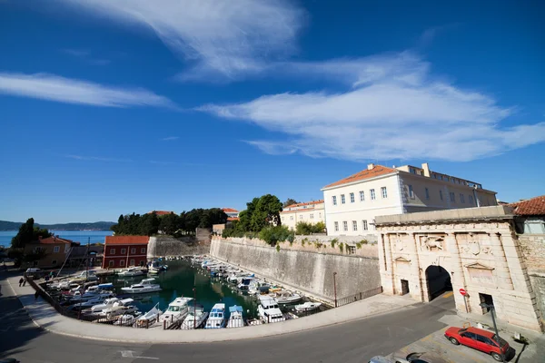Vista da cidade de Zadar — Fotografia de Stock