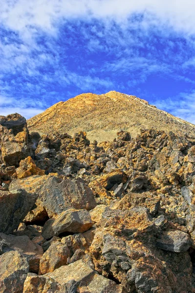 装载 teide 火山峰 — 图库照片