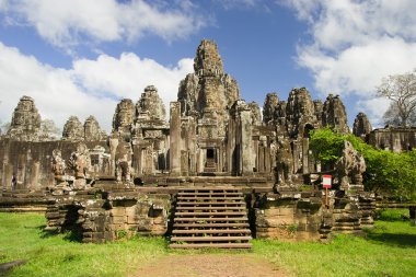 Bayon Temple in Cambodia clipart