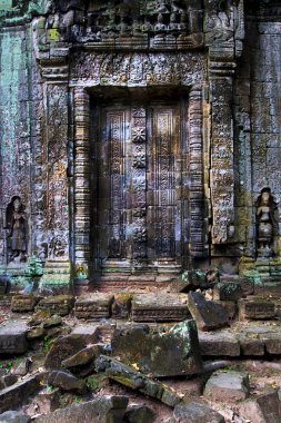 Ancient Temple Blind Doors clipart