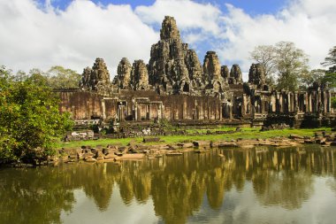 Bayon Temple Architecture clipart