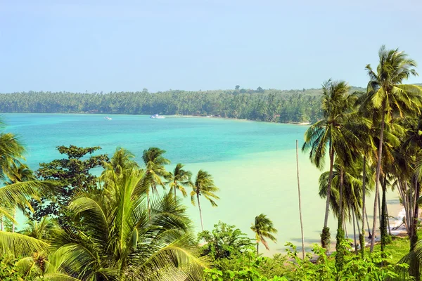 Tropische kust landschap — Stockfoto